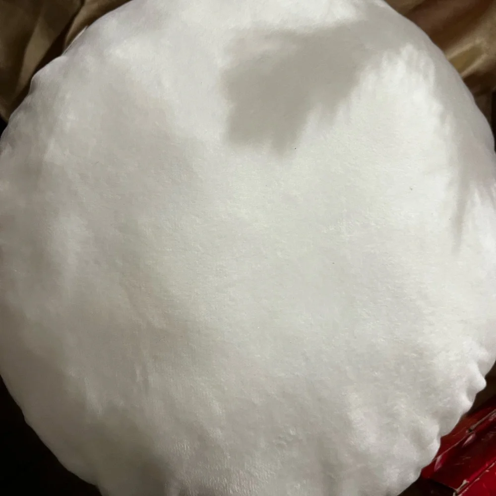 Peppermint Shaped Christmas Holiday Decorative Pillow NEW 12”